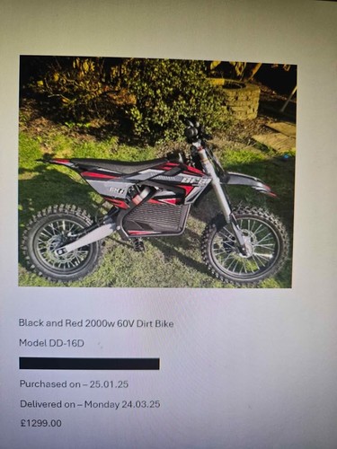 Electric kids dirt bike 2000w - kids,