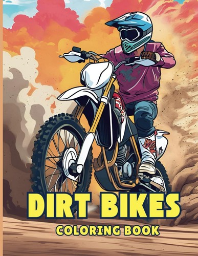 Dirt bikes coloring book - bikes,
